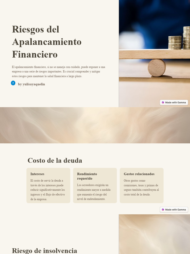 Riesgos del Apalancamiento Financiero